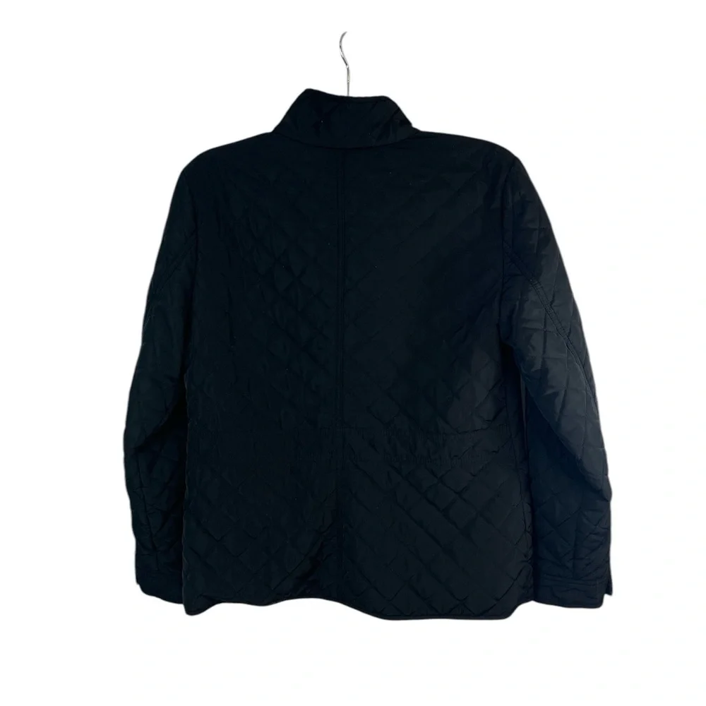 The Savile Row Co woman’s black‎ quilted jacket size large